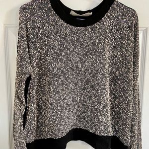 Vintage Havana Black and White Sweater, Medium